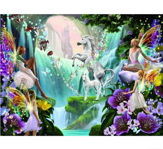 PUZZLE 1000PC UNICORN AND FAIRY