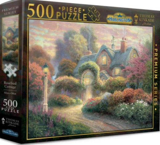 PUZZLE 500PC ROSEBUD COTTAGE