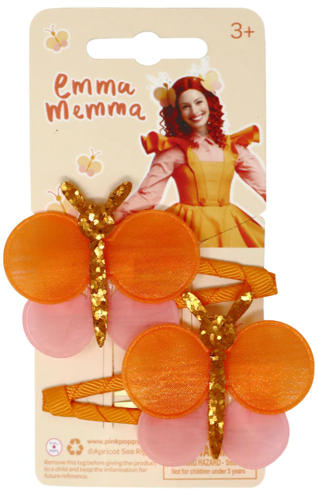 EMMA MEMMA BUTTERFLY HAIR CLIPS