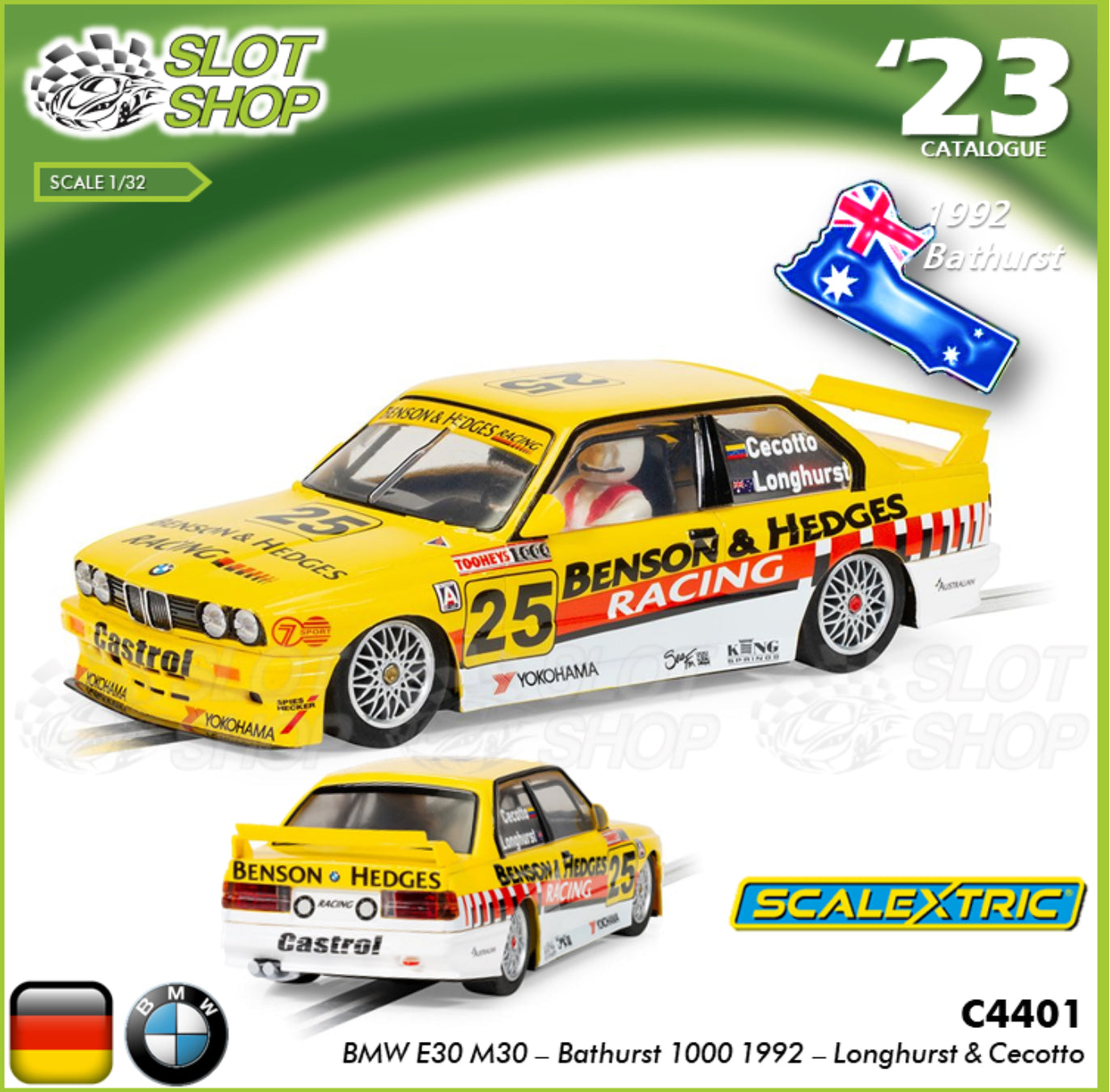 Scalex Bmw E30 M3 Bathurst 92 Longhurst