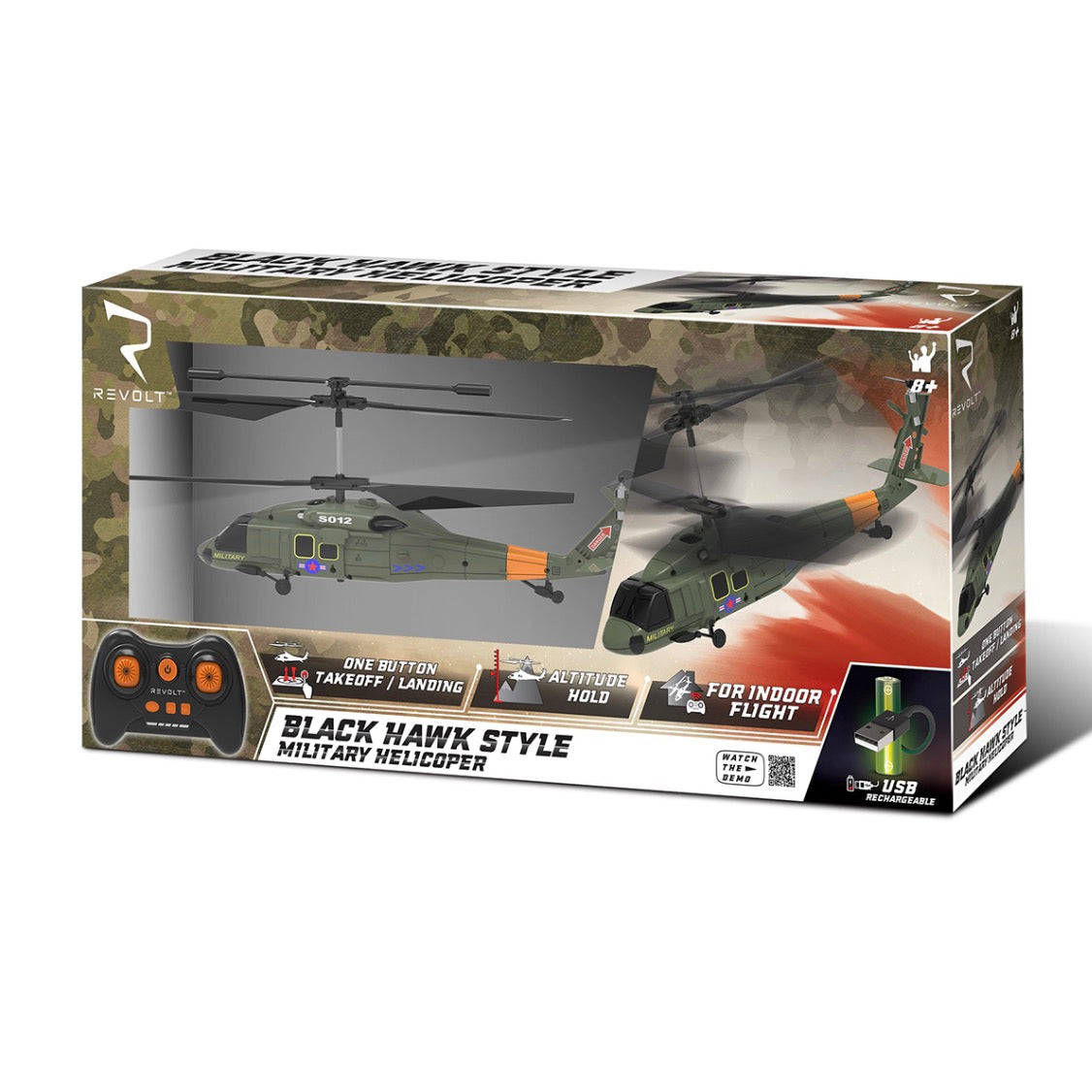 R/C REVOLT BLACKHAWK HELICOPTER