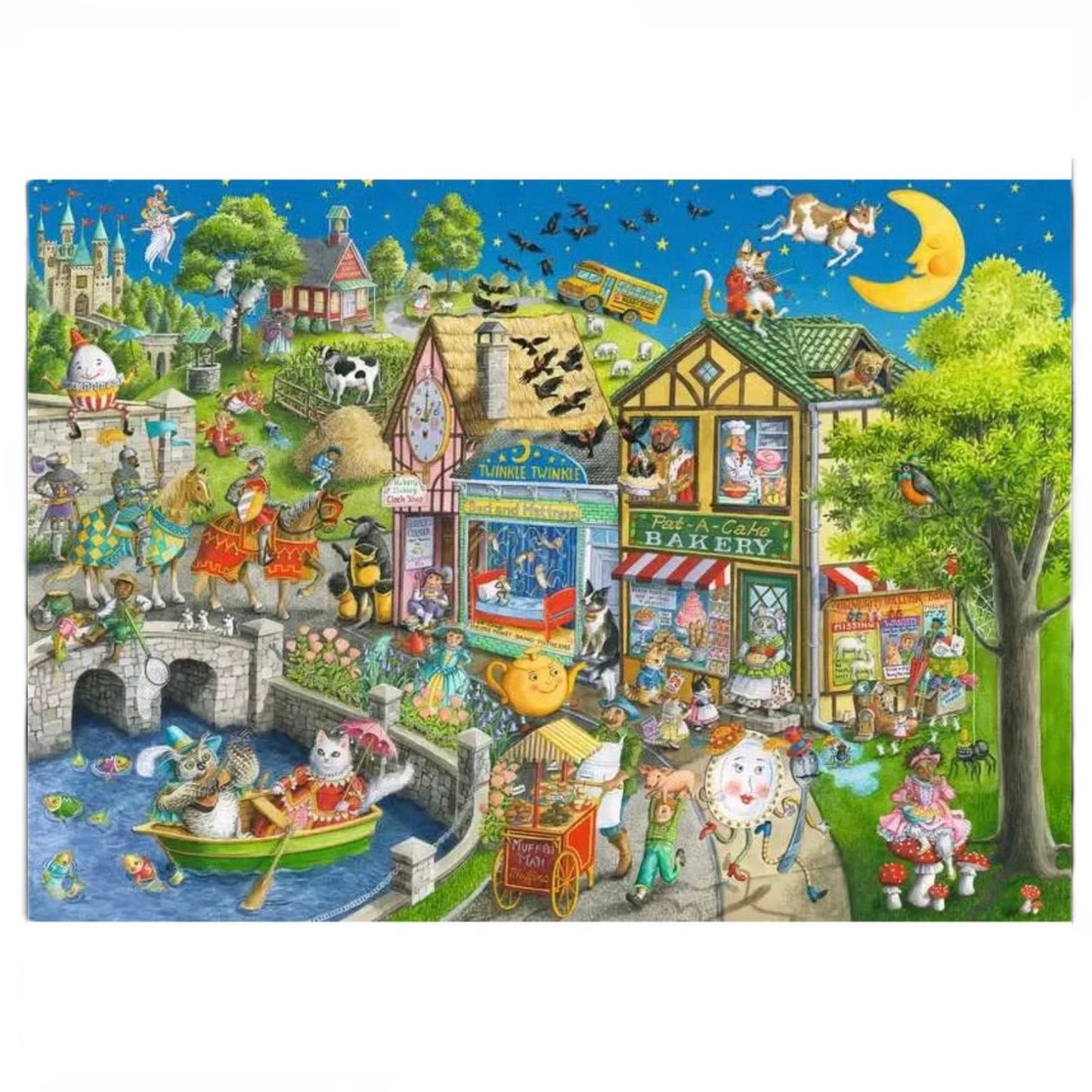 PUZZLE 1000PC MOTHER GOOSEVILLE