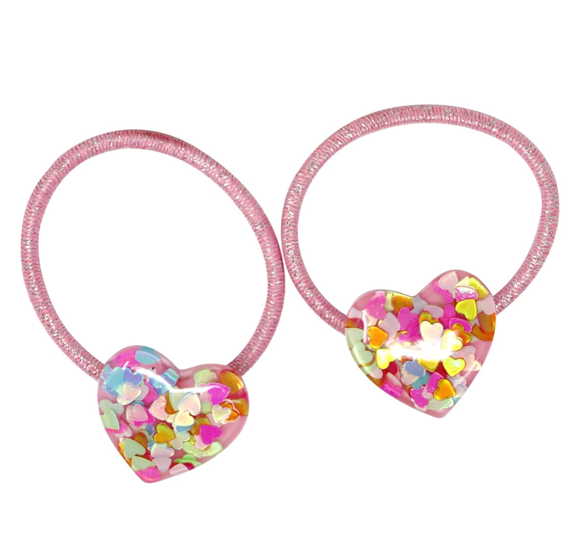 P/POP HDG105 GLITTER HEART HAIR ACCESS