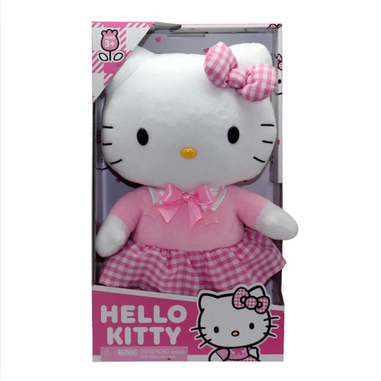 HELLO KITTY 14" PLUSH KITTY WHITE