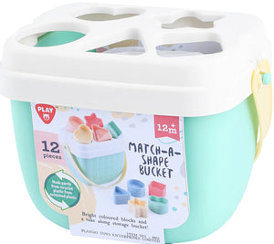 PLAYGO REC MATCH A SHAPE BUCKET