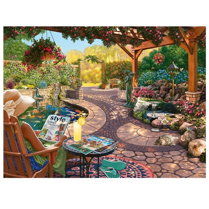 PUZZLE 750PC COSY BACKYARD BLISS