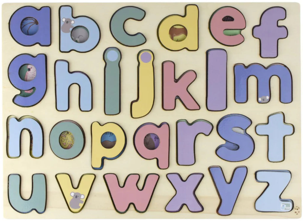 PUZZLE AUS ANIMALS LOWERCASE ALPHABET