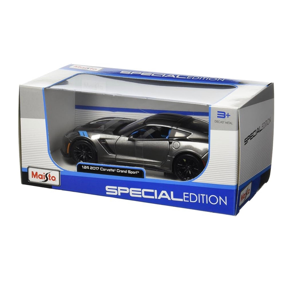 D/C 1:24 2017 CORVETTE GRAND SPORT SILVE