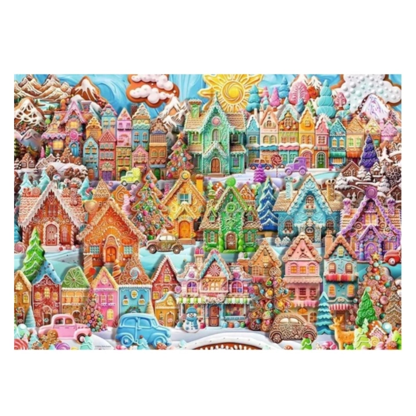 PUZZLE 1000PC CHRISTMAS COOKIE VILLAGE