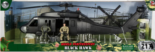 WORLD PEACE BLACK HAWK HELICOPTER 1:18