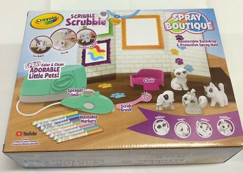 CRAYOLA SCRIBBLE SCRUBBIE SPRAY BOUTIQUE