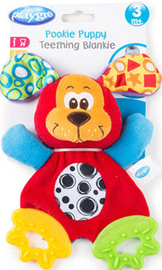 PLAYGRO TEETHING BLANKIE POOKIE PUPPY