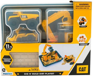 CAT DIG N BUILD DIRT PLAYSET