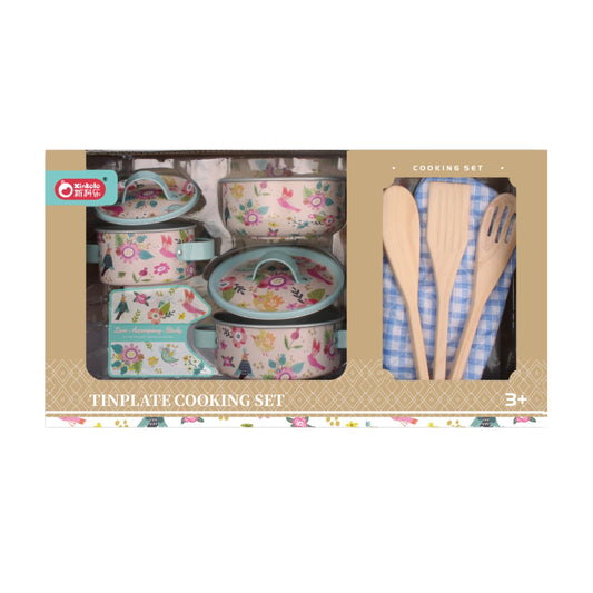 COOKING SET BEAUTIFUL DECORATIVE ALUMINI