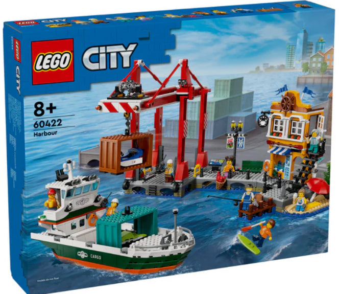 LEGO 60422 CITY SEASIDE HARBOR W CARGO