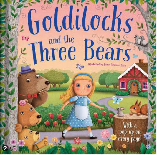 Book Pop Up Goldilocks & 3 Bears