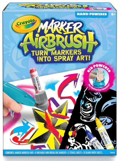 CRAYOLA MARKER AIRBRUSH KIT 2024