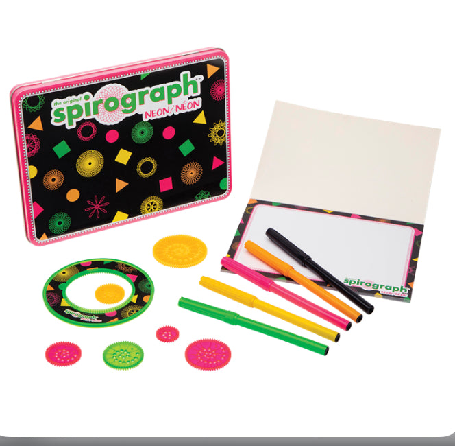 SPIROGRAPH NEON TIN