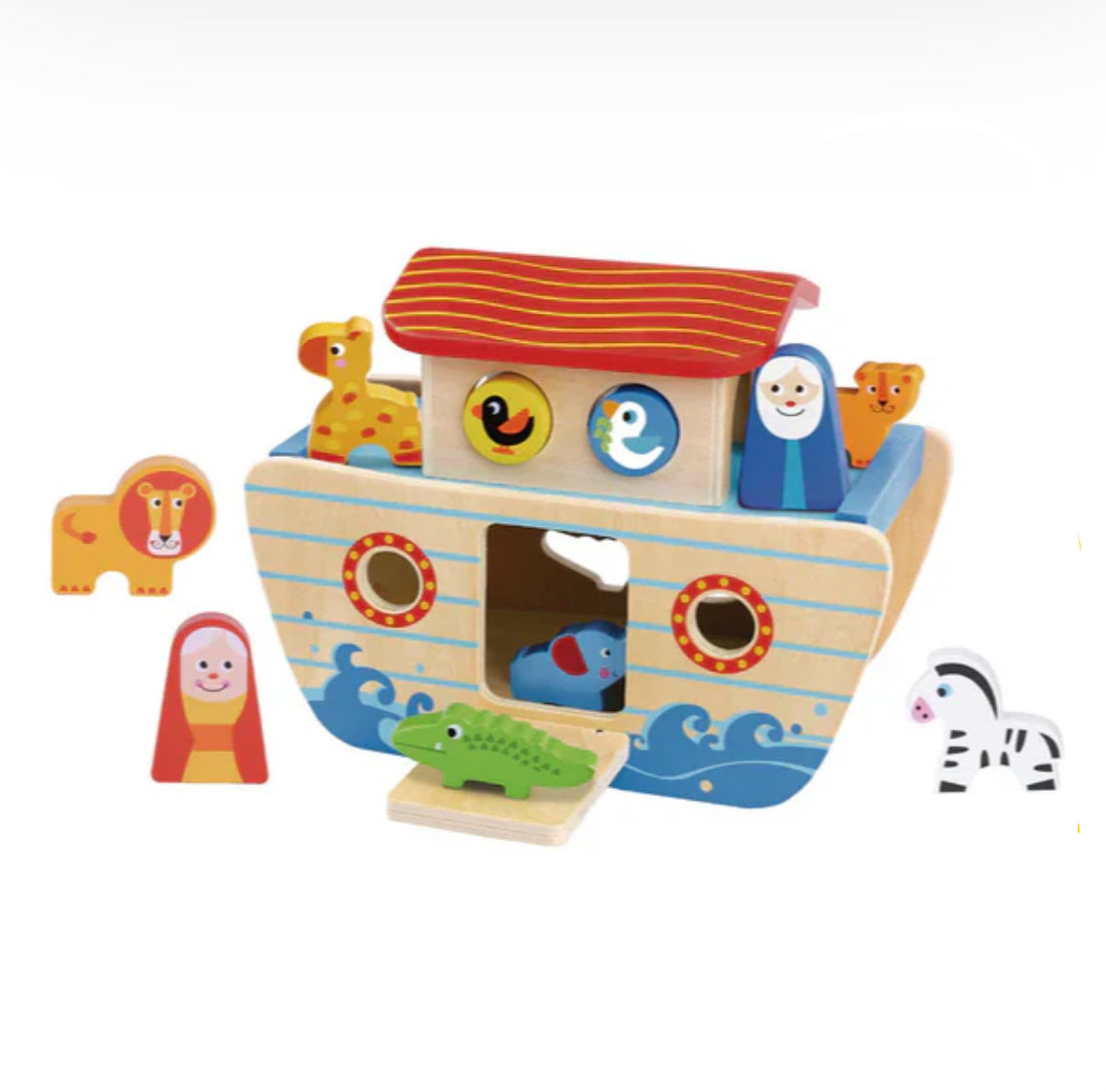 WOOD NOAH'S ARK PLAYSET