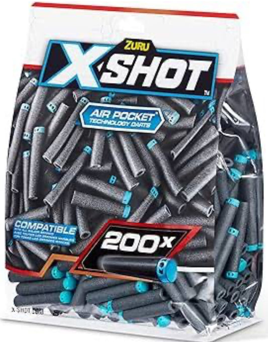 XSHOT 200PK ELITE DART REFILS