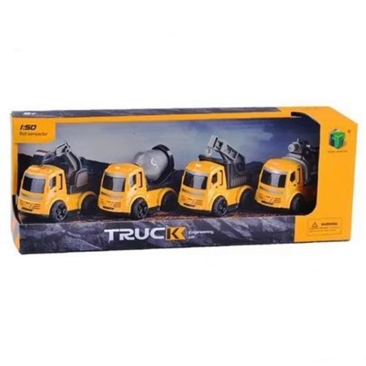 CONSTRUCTION VEHICLES 4 PACK