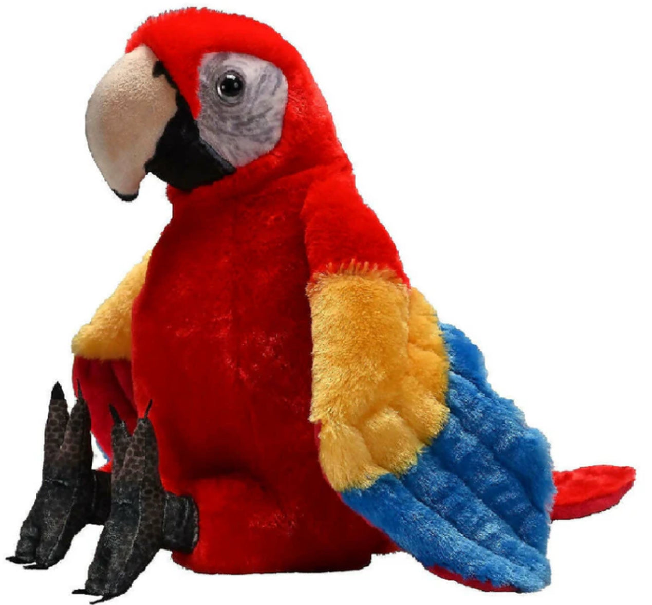 WILD ARTIST PLUSH SCARLET MACAW