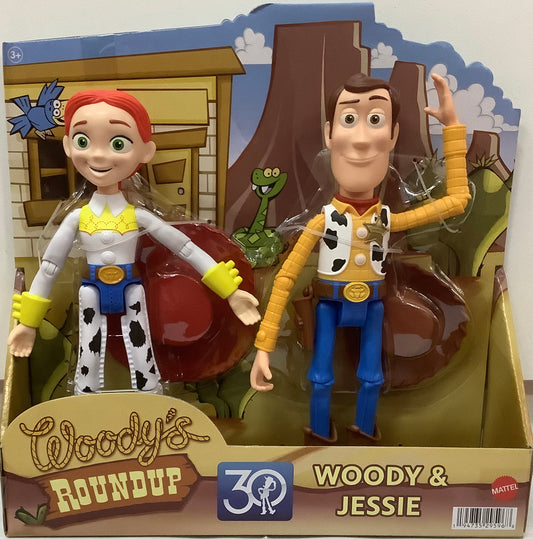 PIXAR TOY STORY WOODY & JESSIE 2 PACK