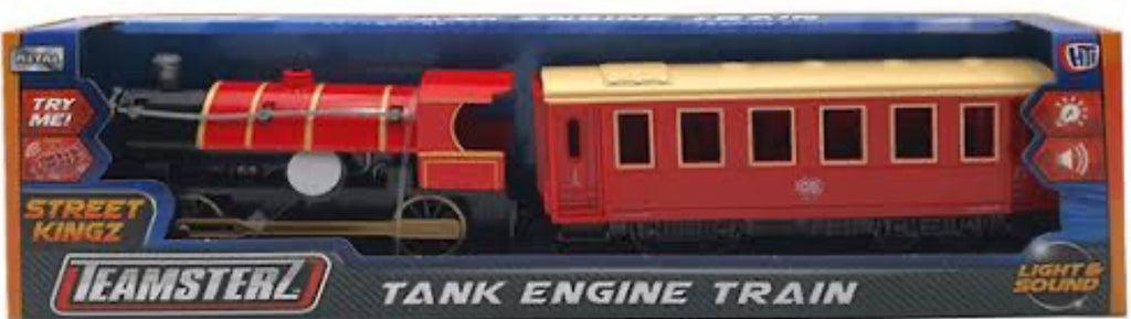 TEAMSTERZ L&S TRAIN ENGINE W CARRIAGE AS