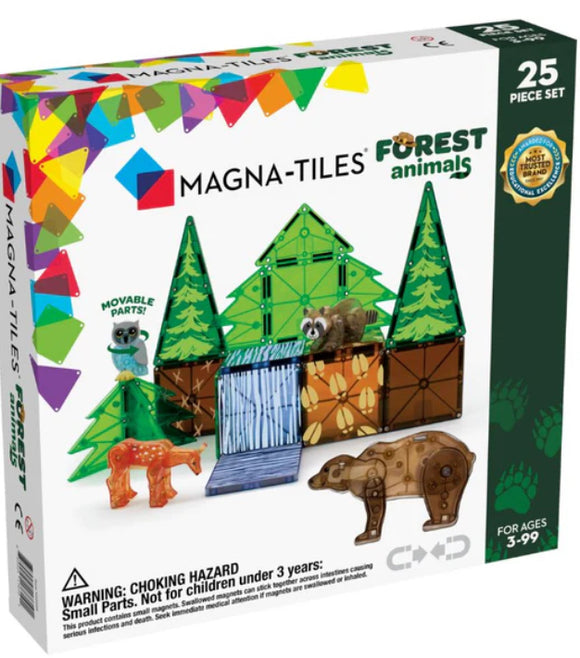 MAGNA TILES FOREST ANIMALS 25 PC