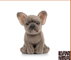 PLUSH LIVING NATURE FRENCH BULLDOG PUP