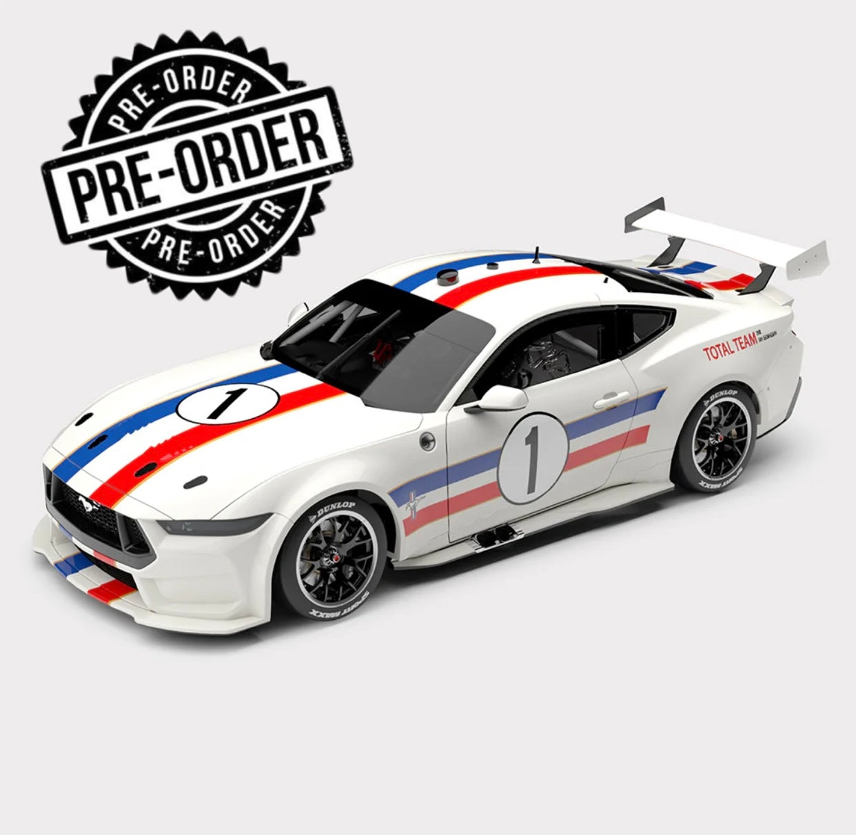 1:18 #1 Ford Mustang Gt 1966 Atcc Tribut