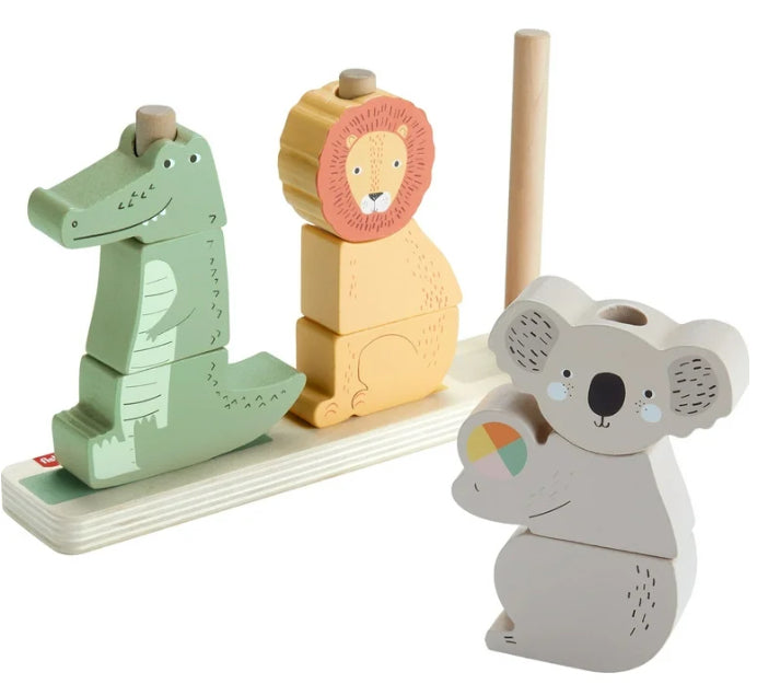 F/P WOODEN STACK & SORT ANIMALS