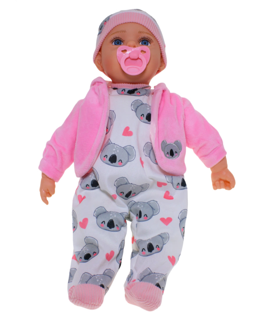 Baby Doll Ashley Light Pink W Dummy