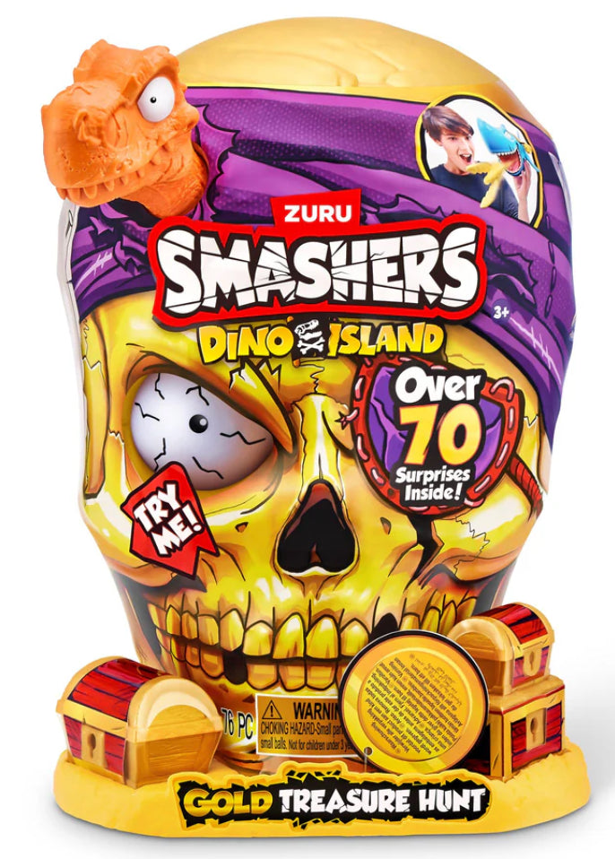 SMASHERS DINO ISLAND GOLD TREASURE HUNT