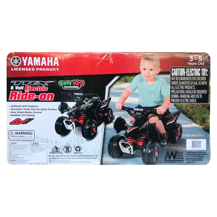 RIDE ON 6 VOLT YAMAHA MINI QUAD ATV BLK