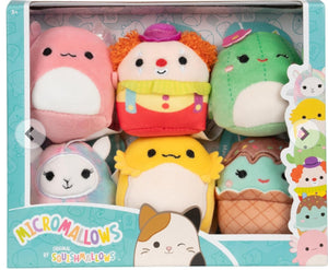 SQUISHMALLOWS 2.5 MICROMALLOWS 6 PK AST