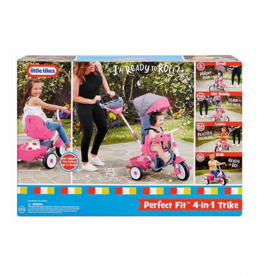 L/T Perfect Fit 4 In 1 Trike Pink