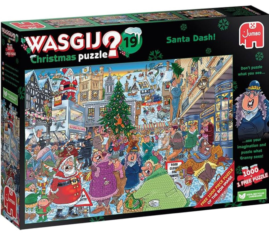 PUZZLE WASGIJ #19 SANTA DASH