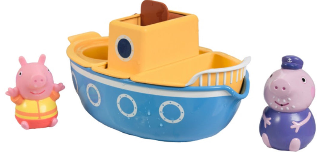 TOMY PEPPA PIG GRANDPA PIGS SPLASH BOAT