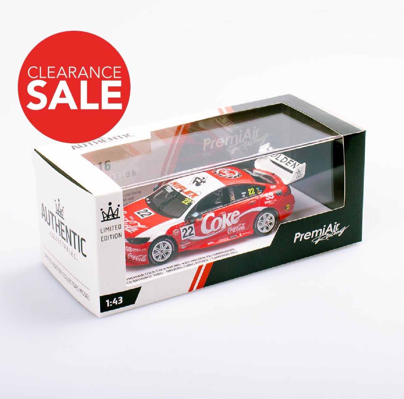 1:43 PREMIAIR COKE #22  BATHURST 22