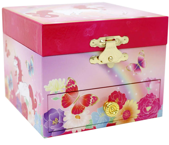 P/POP UNICORN BUTTERFLY JEWELLERY BOX