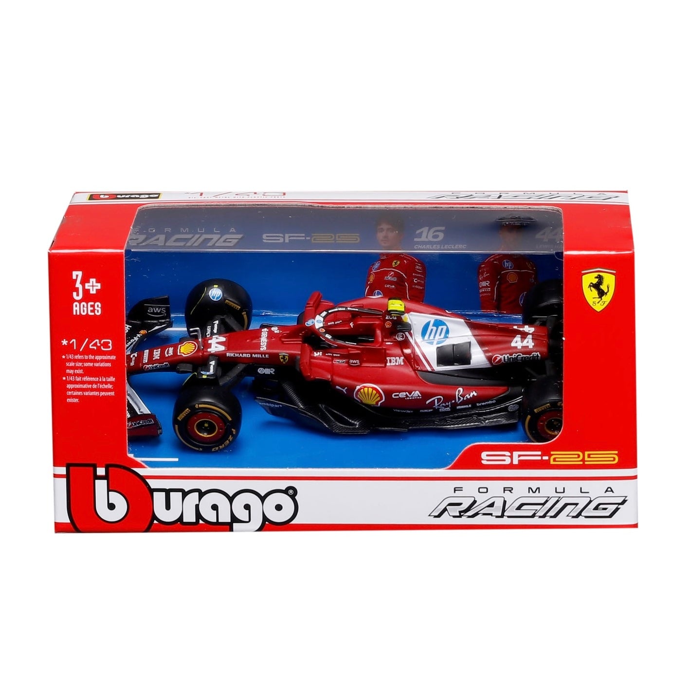 BBURAGO 1:43 F1 SF25 #16 HAMILTON