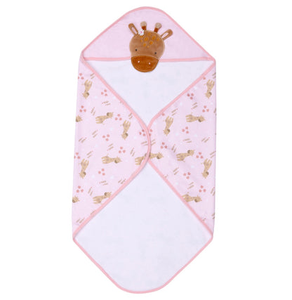 SPLOSH BABY GIRAFFE HOODED TOWEL