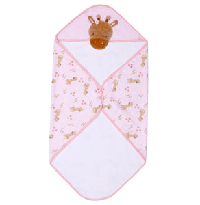 SPLOSH BABY GIRAFFE HOODED TOWEL