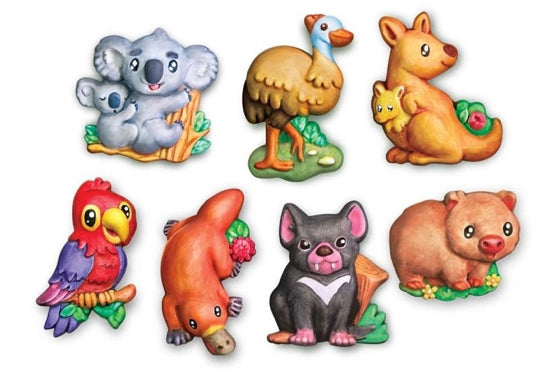 4M MOULD & PAINT AUSTRALIAN ANIMALS