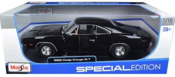 MAISTO 1:18 1969 DODGE CHARGER BLACK