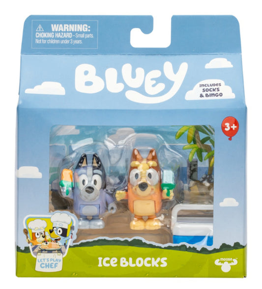 BLUEY S13 FIGURE 2PK ICE BLOCKS