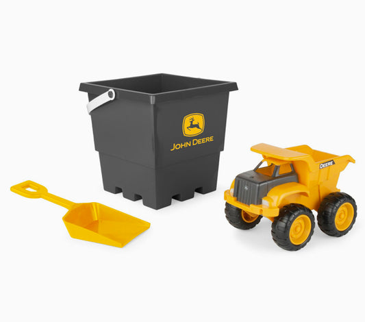 JD 15CM SAND PIT BUCKET SET YELLOW DUMP