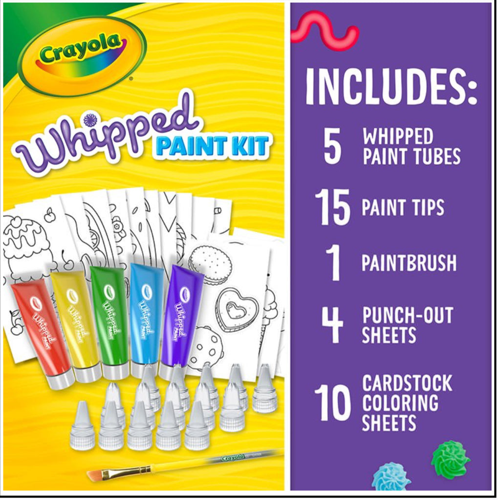 CRAYOLA WHIPPED PAINT KIT