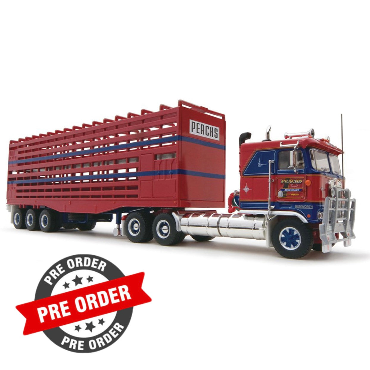 1:64 HIGHWAY REP LIVESTOCK SEMI PEACHS